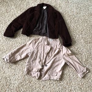 Brown and tan coats for women
